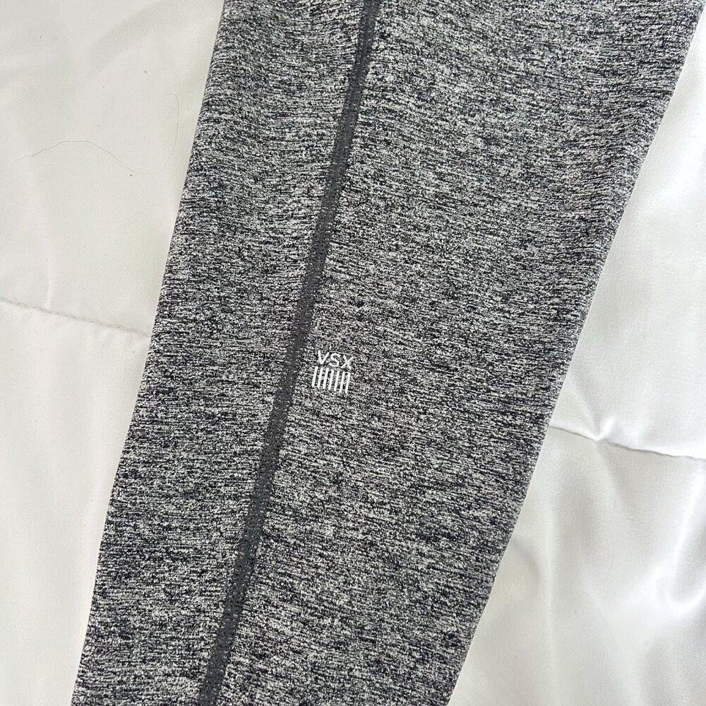 Victoria Sport VSX Knockout Tight Leggings Yoga Womens Medium M Heathered Gray - Picture 6 of 7